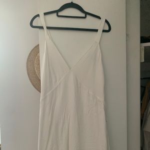 Zara white strappy dress